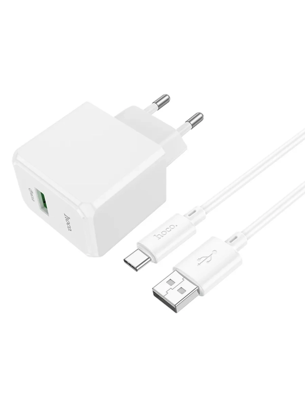Сетевое зарядное устройство Hoco CS12A + Type-C