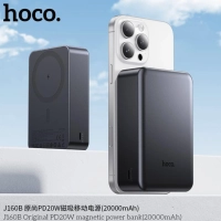 Внешний аккумулятор 20000 J160B Magsafe черный