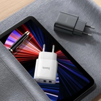Зарядное устройство для iPhone и android+кабель USB-A-TYPE-C