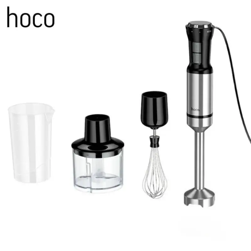 Погружной блендер Hoco HE30 500W 4 режима Silver серебристый