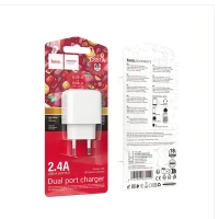 Сетевое зарядное устройство HOCO CS51A 2 USB 2400mA