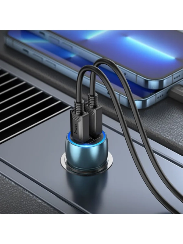 Автомобильное зарядное устройство, 2 PD 40W (Z48)