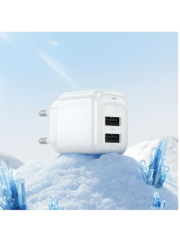 Сетевое зарядное устройство HOCO CS51A 2 USB 2400mA