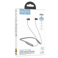 Спортивные вакуумные беспроводные наушники с микрофоном Es64