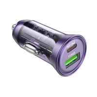 Borofone BZ26A 1USB/1C 3A фиолетовый