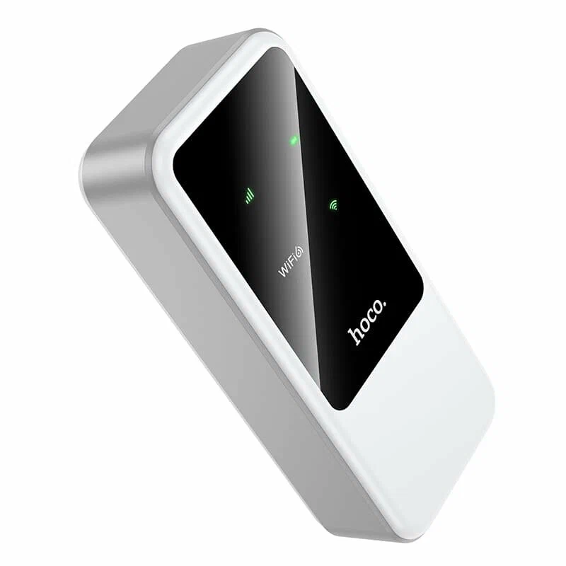 Роутер беспроводной Hoco HI42, 2.4 G, Wi-Fi 6, 150 Мбит/с, 2000 mAh