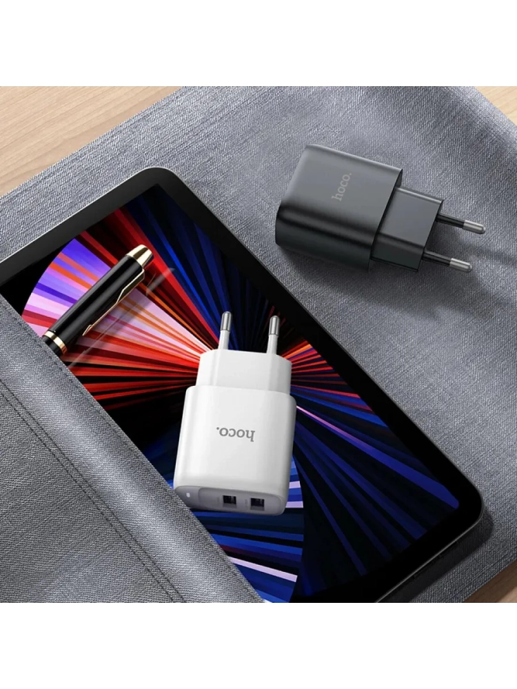 Зарядное устройство для iPhone и android+кабель USB-A-TYPE-C