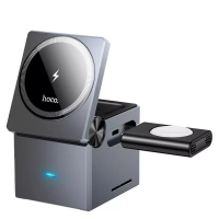 Беспроводная зарядная станция HOCO CQ8 3 в 1