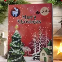 Новогодний светящийся светодиодный олень 25 см.