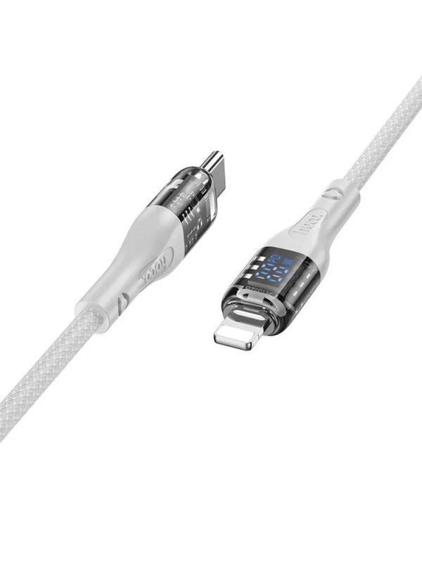 hoco Кабель для мобильных устройств Apple Lightning/USB Type-C, белый