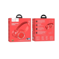 Наушники полноразмерные беспроводные W41 (Bluetooth) красный