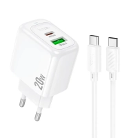 Зарядное устройство, USB 3.0 QC PD 20W кабель Type-C