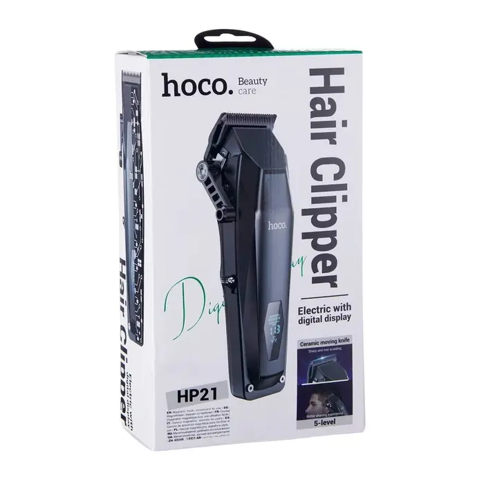 Машинка для стрижки волос hoco HP21 черная