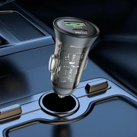 Быстрая автомобильная зарядка провод Type-C 1 м