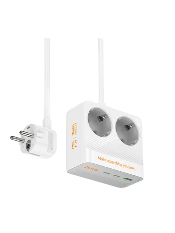 Мульти-функциональный сетевой фильтр с USB,зарядка 30W