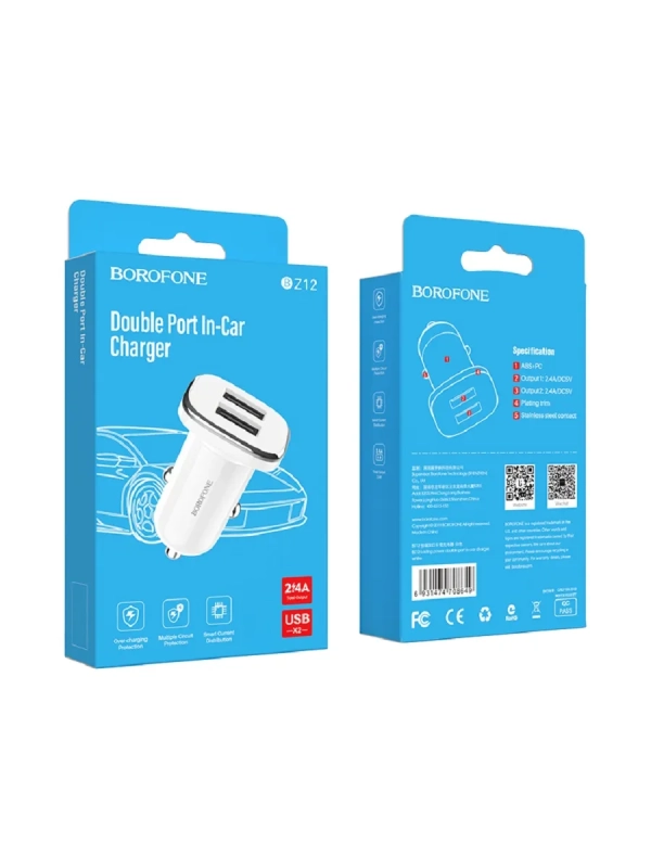 Автомобильное зарядное устройство BZ12 Lasting