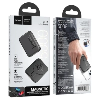 Пауэрбанк Hoco J117 5000 mAh с беспроводной зарядкой