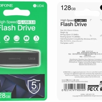 USB 3.0 Флеш-накопитель Borofone BUD4 128 ГБ черный