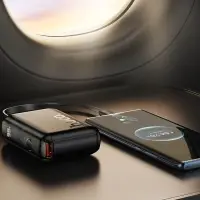 Внешний аккумулятор Hoco J139, 10000mAh (QC3.0 22, 5W, PD20W), встроенный кабель