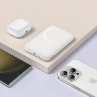 Быстрая зарядка. Беспроводной повербанк Hoco J141 10000 mAh ,белый