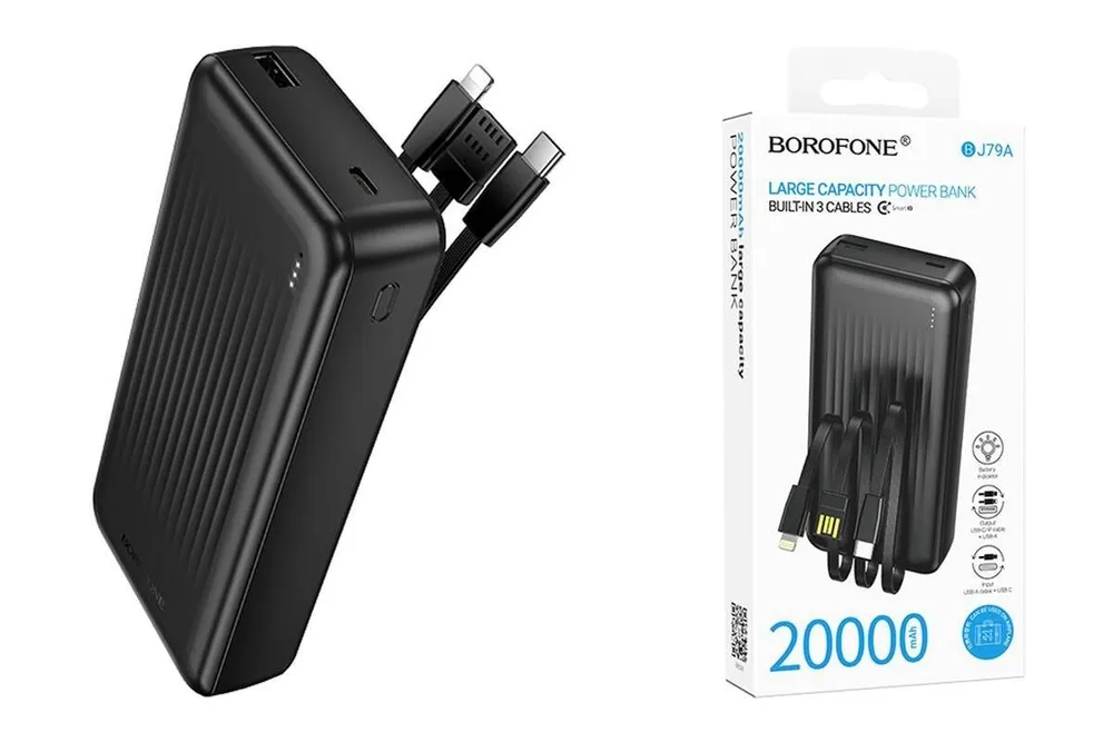 Универсальный дополнительный аккумулятор Power Bank BOROFONE BJ79A