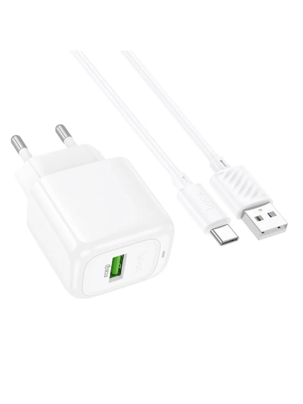 Зарядное устройство USB 3.0 QC с кабелем TYPE-C