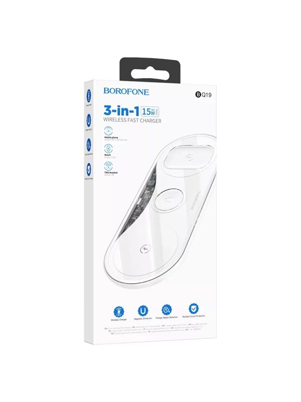 Зарядное устройство 3-в-1 для iPhone, Airpods, Watch