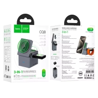 Беспроводная зарядная станция HOCO CQ8 3 в 1