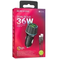 АЗУ BOROFONE BZ21A Brilliant QC3.0 (1-USB/3A) 36W