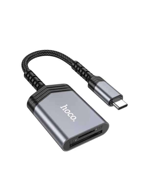 Переходник OTG HOCO UA25 USB-C , для SD и Micro SD