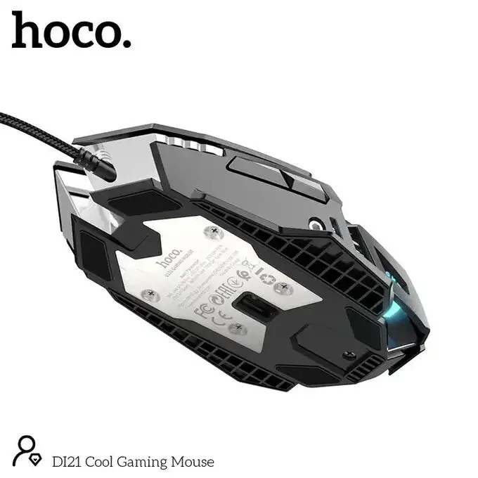 Мышь Hoco DI21 Cool Gaming Mouse USB 1.7 м чёрный