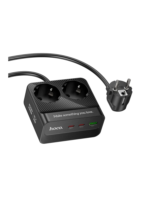 Мульти-функциональный сетевой фильтр с USB,зарядка 30W