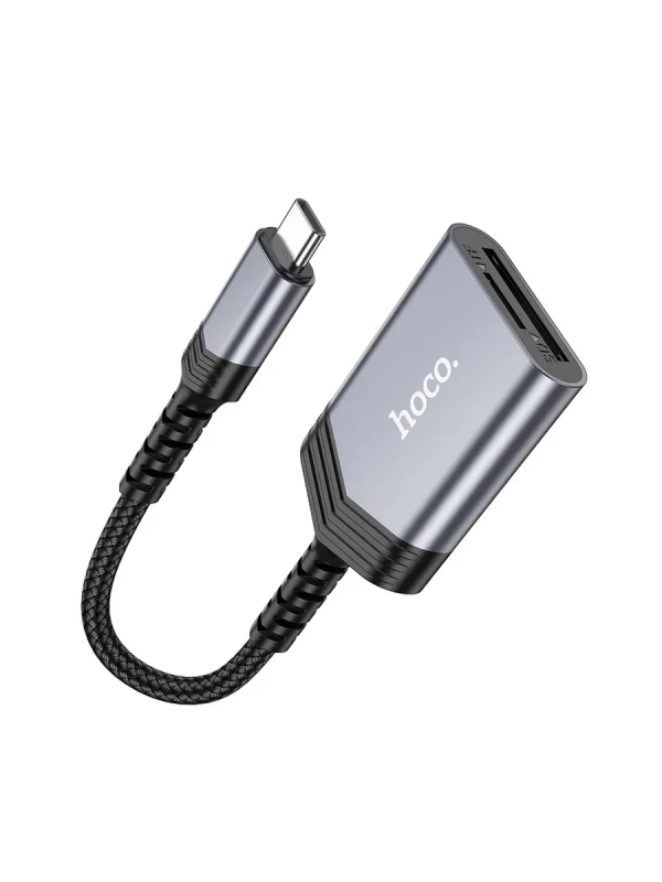 Переходник OTG HOCO UA25 USB-C , для SD и Micro SD