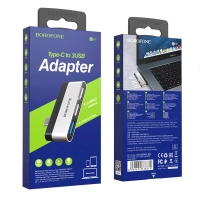 Адаптер DH1 Type-C на USB 3,0, 2 USB 2.0