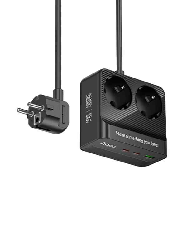 Мульти-функциональный сетевой фильтр с USB,зарядка 30W