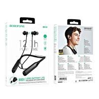 Наушники беспроводные блютуз спортивные на шею с микрофоном