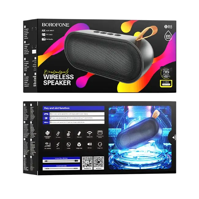 Акустика портативная (колонка) Borofone BR8 (Bluetooth) черный