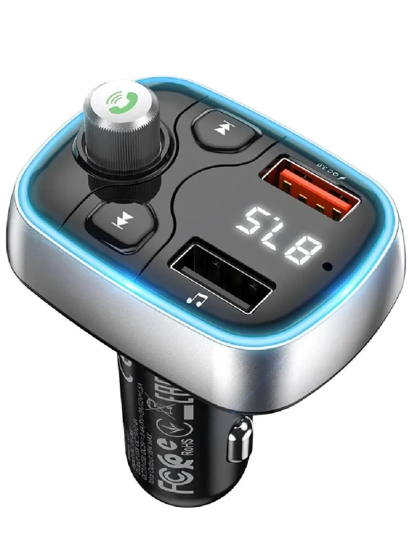 FM модулятор в машину с блютузом трансмиттер
