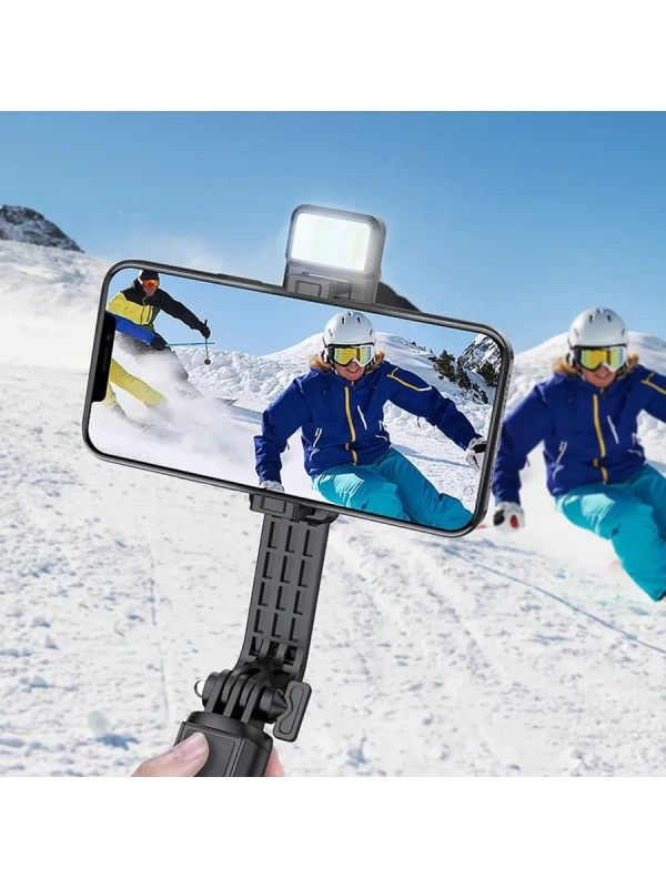 Монопод-тренога для селфи Hoco K15, с подсветкой, беспроводная