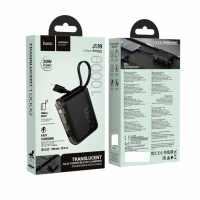 Внешний аккумулятор Hoco J139, 10000mAh (QC3.0 22, 5W, PD20W), встроенный кабель