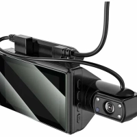 Видеорегистратор Hoco DI07 Max (WIFI version), 2 камеры, Wi-Fi, черный