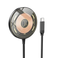 Зарядное устройство Hoco CW45, беспроводное, 3 в 1, магнитное