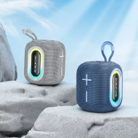 Портативная колонка BOROFONE BR39 (Bluetooth/USB/TF/AUX/3 ч/1200 mAh/10Вт) синяя