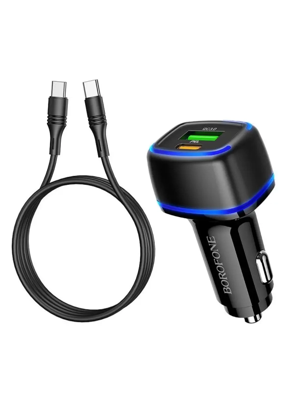 Зарядка для телефона в машину USB Type-С 3А PD20W