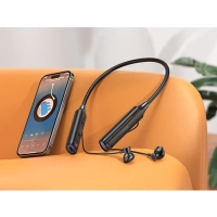 Беспроводные наушники BOROFONE BE64 Perfect neckband черный