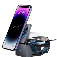 Беспроводная зарядная станция HOCO CQ8 3 в 1