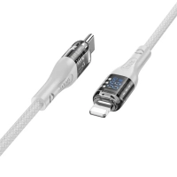 hoco Кабель для мобильных устройств Apple Lightning/USB Type-C, белый