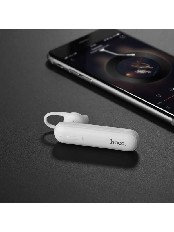 Гарнитура bluetooth E36 hoco белая