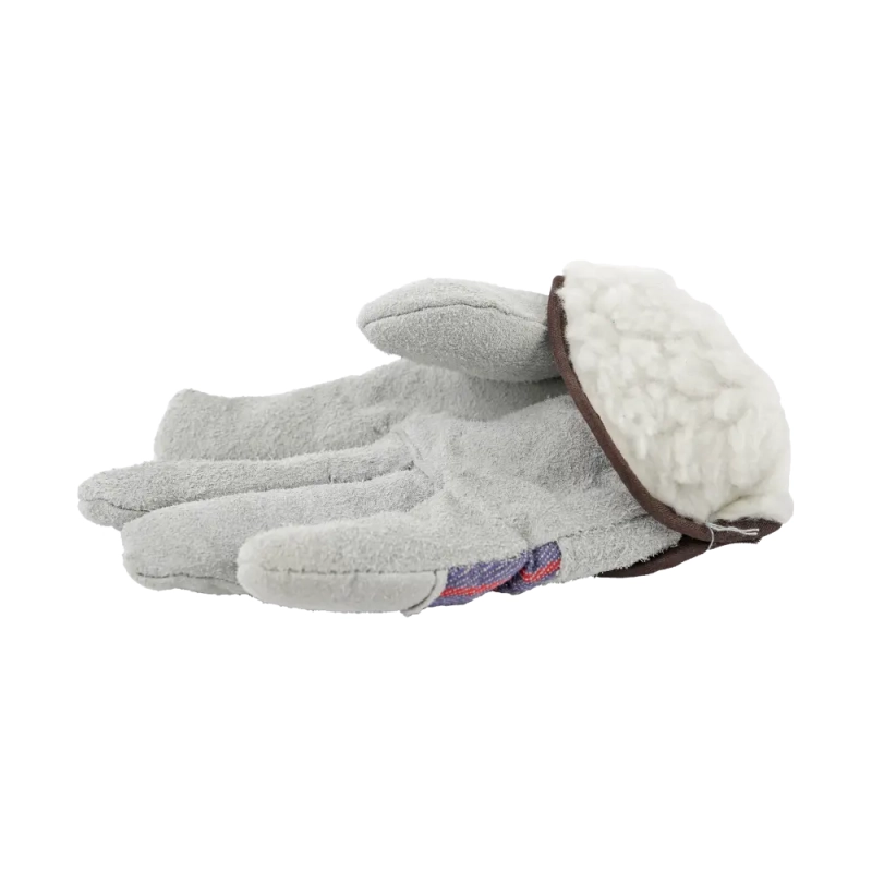 Перчатки спилковые комбинированные утеплённые Ангара 0115