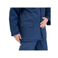 Костюм рабочий Универсал утеплённый с капюшоном, куртка+полукомбинезон р.60-62, 182-188